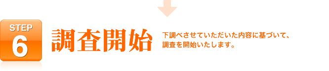 STEP6 �����J�n �����ׂ����Ă������������e�Ɋ�Â��āA�������J�n�������܂��B